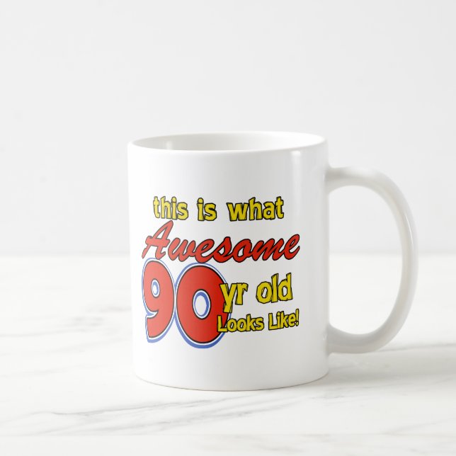 90 åriga designer kaffemugg (Höger)