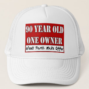 90 årigt, en ägare - behovsdelar, gör erbjudand truckerkeps