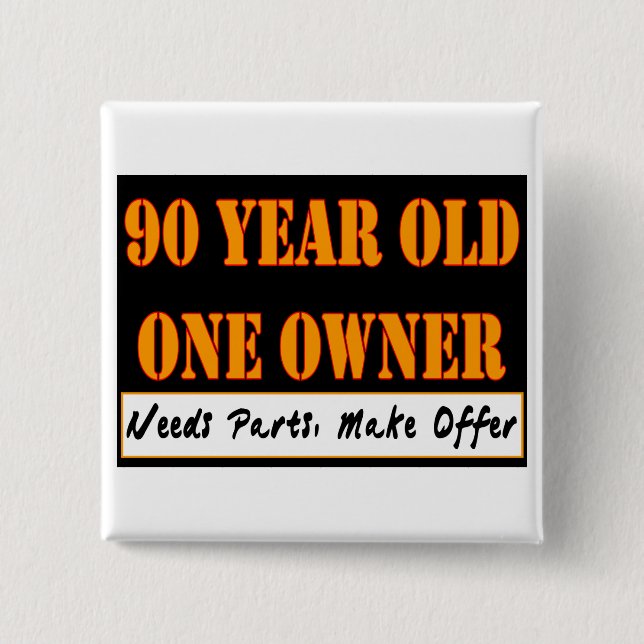 90 årigt, en ägare - behovsdelar, gör erbjudande knapp (Framsida)