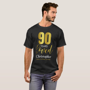 90 års förlorad 90:e födelsedag t shirt