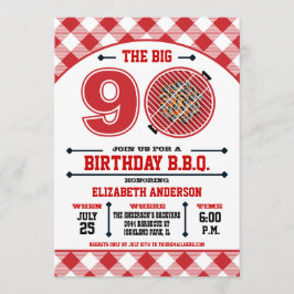 90-års Grillfest Inbjudan