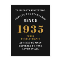 90-årsdag 1935 Svart Guld