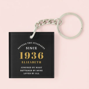 90-årsdag 1936 Svart Guld Personlig