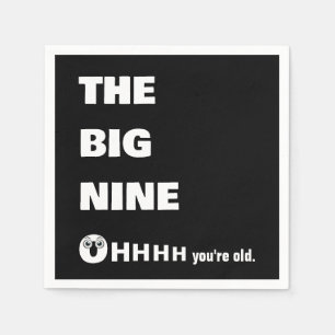 90-årsdag Åldrar Humor  Pappersservett