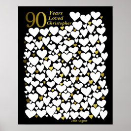 90-årsdag Poster - 90 år av kärlek