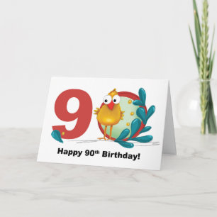 90-årsdagen med Funny Bird och Gren Kort