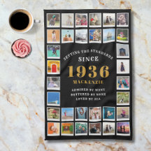 90-årsfirande Familjeminner Fotokollage