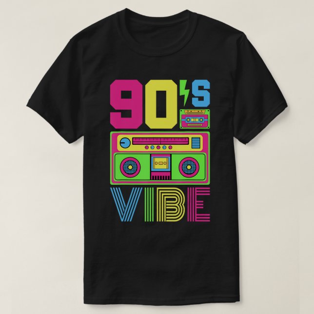 90-årsjubileum 1990 Stil Mode 90 Temaenhet Nineti T Shirt (Design framsida)
