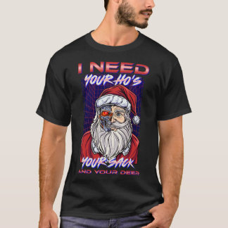 90-årsjubileum Retro Ugly jul Manar Kvinnor i fins T Shirt