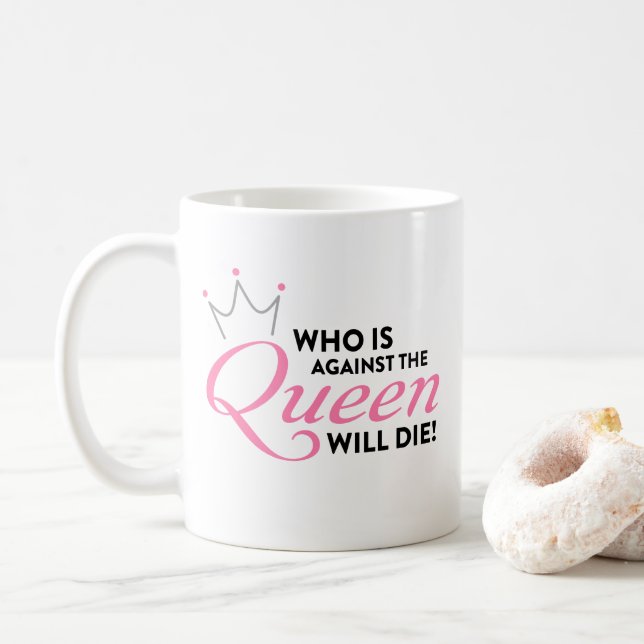 90 dag Fiance "vem är mot drottningen " 2 Kaffemugg (Med munk)