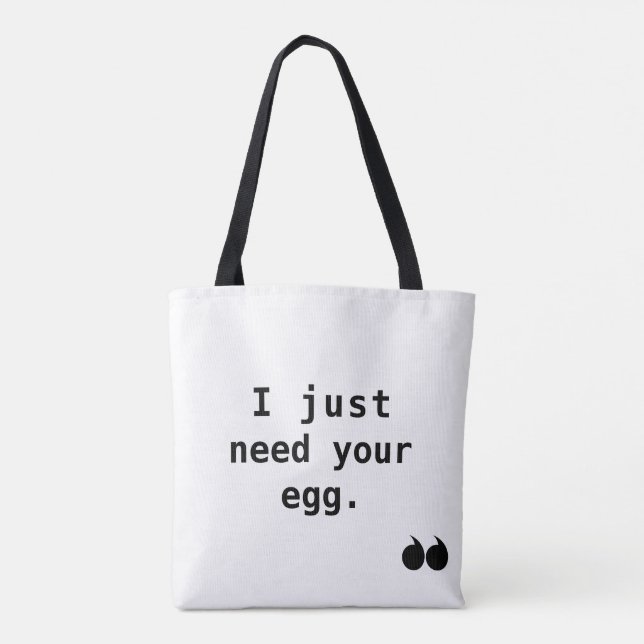 90-dagars Fiancé Tote Bag Tygkasse (Baksida)