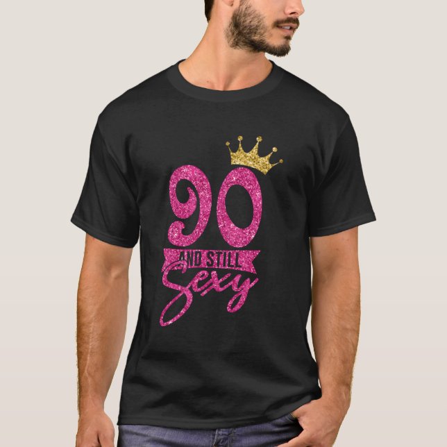 90:e 90 och fortfarande 90 Krona T Shirt (Framsida)