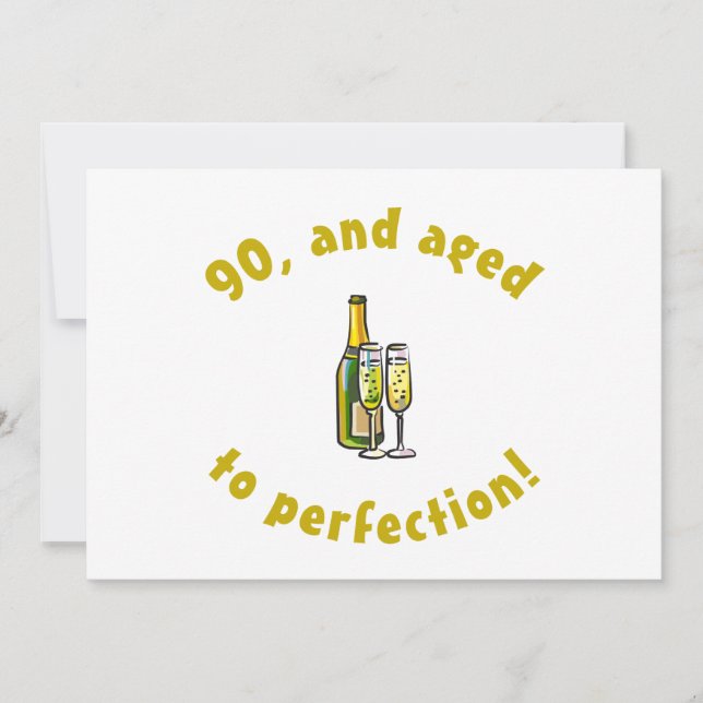 90:e Åldras till fullkomlighet Kort (Framsida)