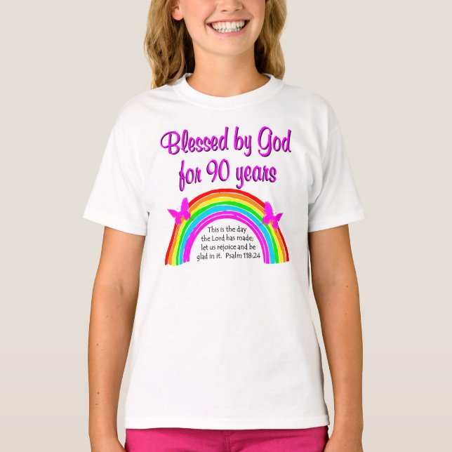 90:E BIRTHDAY BLESSING T-SHIRT (Framsida)