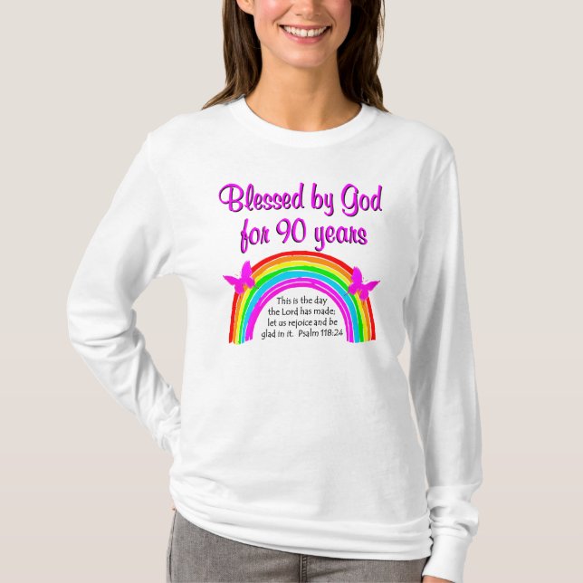 90:E BIRTHDAY BLESSING T-SHIRT (Framsida)