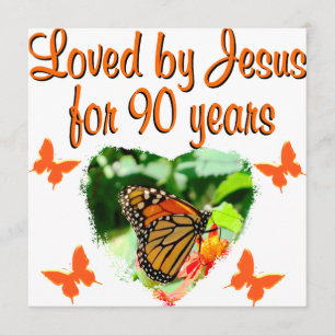 90:E BIRTHDAY BUTTERFLY KORT