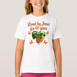 90:E BIRTHDAY BUTTERFLY T SHIRT