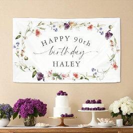 90:e Blommigten Feminine Wildblommor från födelsed