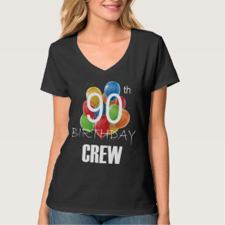 90:e fågeldagspersonal 90 Party-besättning Kvinnor T Shirt