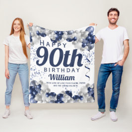 90:e fjällvattenbubblor fleecefilt