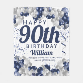 90:e fjällvattenbubblor fleecefilt