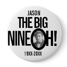 90:e födelsedag: 9 åh namn fotomono