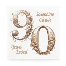 90:e födelsedag Elegant Party