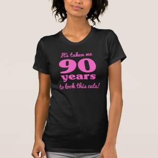 90:e födelsedag för kvinnor tee shirt