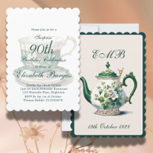 90:e födelsedag i Grönten Tea Party