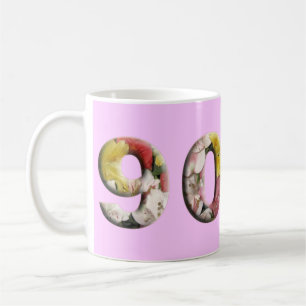 90:e födelsedag Mlestone Mugg
