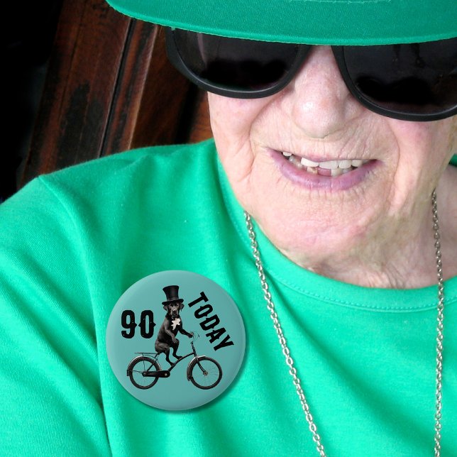 90:e födelsedag på Bike 90 nittio Knapp (Skapare uppladdad)