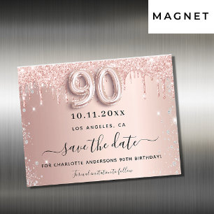 90:e födelsedag ro silver spara datum magneter
