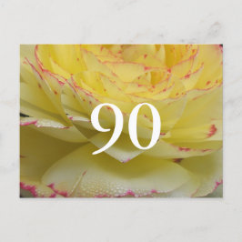 90:e födelsedag vykort