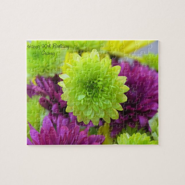 90:e födelsedagsfarmor pussel (Horisontell)