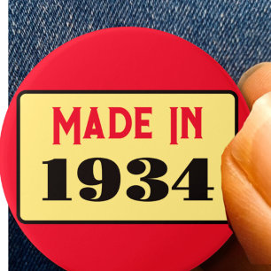90:e Födelsedagsfest född 1934 90 stift Knapp