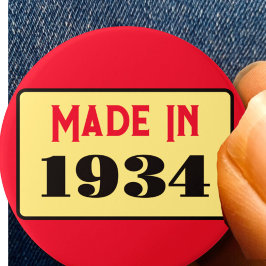 90:e Födelsedagsfest född 1934 90 stift Knapp