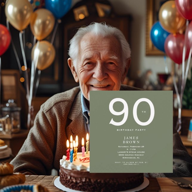 90:e Födelsedagsfest för kvadratMörk (Skapare uppladdad)