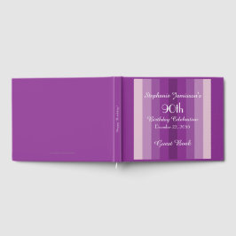 90:e Födelsedagsfest för personlig-minne/gäst Bok