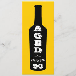 90:e Födelsedagsfest inbjudan-Åldras till Perfekti Inbjudningar