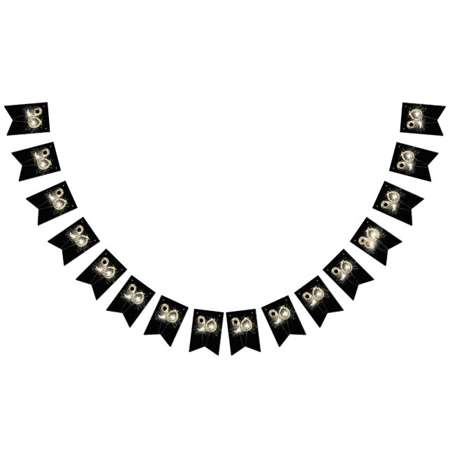 90:e Födelsedagsfest-miniatyrdiagram Vimplar (Alla)