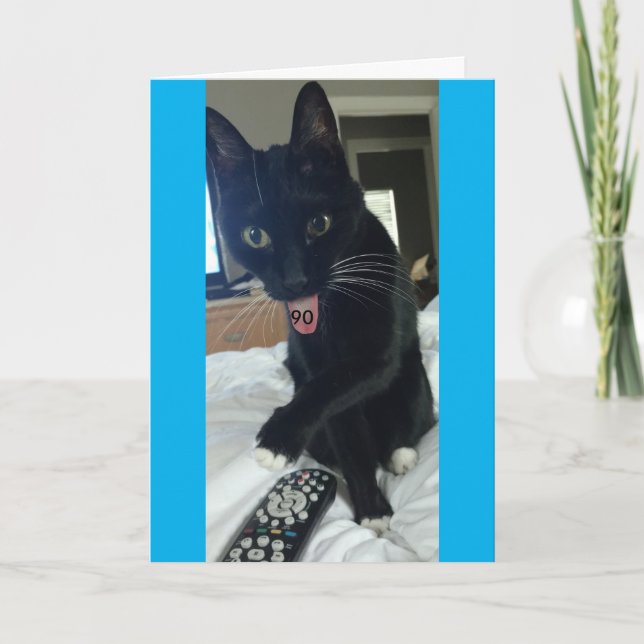 90:e födelsedagskort kort (Framsida)