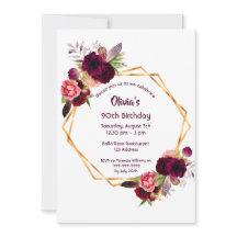 90:e födelsedagsplockning, blommigtar guld