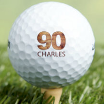 90:e födelsedagspresent (golf bollar) 90-årig gåva