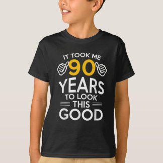 90:e födelsedagspresent tog mig 90 år 90 år gammal t shirt