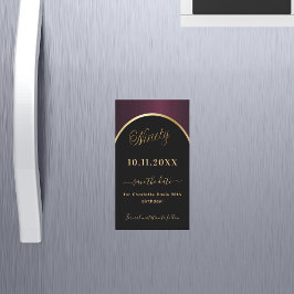 90:e födelsedagspressburgare Spara datum magneter