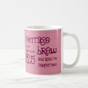 90:e födelsedagvintagebrygd 1925 eller något år kaffemugg