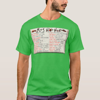 90:e Hip hop-bandkassett T Shirt