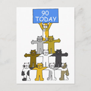 90:e Humor-Tecknaden Vykort