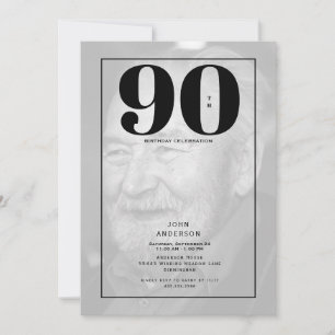 90:e inbjudan till fotoparti på födelsedagen