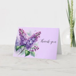 90:e Lilan Lilac Flowers Tack Kort